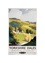 'Yorkshire Dales', BR (NER) poster, 1953. unstretched canvas small none Art Print - Science Museum Shop