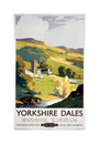 'Yorkshire Dales', BR (NER) poster, 1953. unstretched canvas medium none Art Print - Science Museum Shop