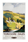 'Yorkshire Dales', BR (NER) poster, 1953. unstretched canvas extra large none Art Print - Science Museum Shop