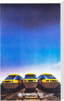 Inter-City 125, BR poster, 1979. stretched canvas extra large none Art Print - Science Museum Shop