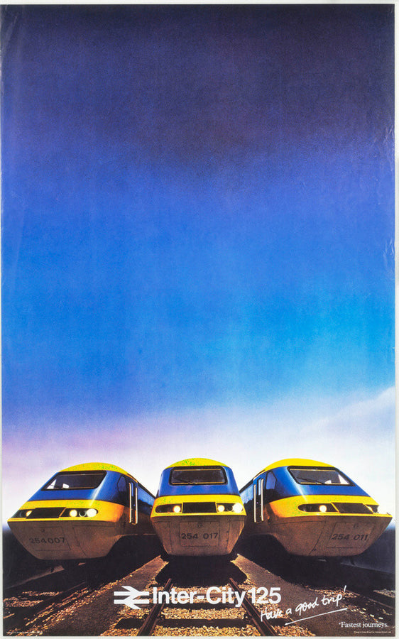 Inter-City 125, BR poster, 1979. Art Print - Science Museum Shop