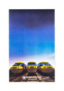 Inter-City 125, BR poster, 1979. unstretched canvas medium none Art Print - Science Museum Shop