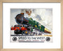 'Speed to the West', GWR poster, 1939. art print extra small natural Art Print - Science Museum Shop