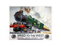 'Speed to the West', GWR poster, 1939. art print extra large none Art Print - Science Museum Shop