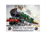 'Speed to the West', GWR poster, 1939. art print extra small none Art Print - Science Museum Shop