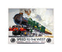 'Speed to the West', GWR poster, 1939. unstretched canvas small none Art Print - Science Museum Shop