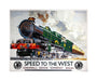 'Speed to the West', GWR poster, 1939. unstretched canvas medium none Art Print - Science Museum Shop