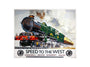 'Speed to the West', GWR poster, 1939. art print large none Art Print - Science Museum Shop
