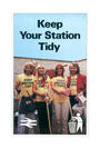 'Keep Your Station Tidy', BR poster, 1979. unstretched canvas large none Art Print - Science Museum Shop