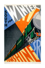 'South for Winter Sunshine', SR poster, 1929. unstretched canvas extra large none Art Print - Science Museum Shop