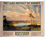 'The Lake District of Surrey', SR poster, 1923-1947. stretched canvas extra large none Art Print - Science Museum Shop