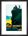 'The Peak District', LMS poster, c 1935. art print small black Art Print - Science Museum Shop