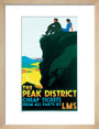 'The Peak District', LMS poster, c 1935. art print small natural Art Print - Science Museum Shop