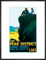 'The Peak District', LMS poster, c 1935. art print large black Art Print - Science Museum Shop