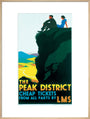'The Peak District', LMS poster, c 1935. art print extra large natural Art Print - Science Museum Shop