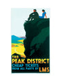 'The Peak District', LMS poster, c 1935. art print extra large none Art Print - Science Museum Shop