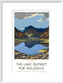 'The Lake District for Holidays', LMS poster, 1923-1939. art print medium white Art Print - Science Museum Shop