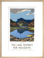 'The Lake District for Holidays', LMS poster, 1923-1939. art print medium natural Art Print - Science Museum Shop