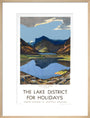 'The Lake District for Holidays', LMS poster, 1923-1939. art print large natural Art Print - Science Museum Shop