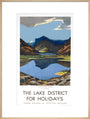 'The Lake District for Holidays', LMS poster, 1923-1939. art print extra large natural Art Print - Science Museum Shop