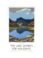 'The Lake District for Holidays', LMS poster, 1923-1939. art print medium none Art Print - Science Museum Shop