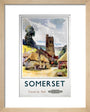 'Somerset', BR (WR) poster, 1960. art print extra small natural Art Print - Science Museum Shop