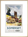 'Somerset', BR (WR) poster, 1960. art print large natural Art Print - Science Museum Shop