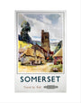'Somerset', BR (WR) poster, 1960. art print extra small none Art Print - Science Museum Shop