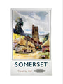 'Somerset', BR (WR) poster, 1960. art print medium none Art Print - Science Museum Shop