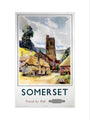 'Somerset', BR (WR) poster, 1960. art print large none Art Print - Science Museum Shop