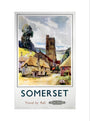 'Somerset', BR (WR) poster, 1960. art print extra large none Art Print - Science Museum Shop
