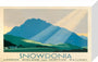 'Snowdonia', LMS poster, c 1933. stretched canvas small none Art Print - Science Museum Shop