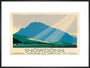 'Snowdonia', LMS poster, c 1933. art print extra large black Art Print - Science Museum Shop