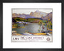 'The Lake District - for rest and quiet imaginings'. LMS poster, 1923-1947. art print extra small black Art Print - Science Museum Shop