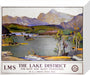 'The Lake District - for rest and quiet imaginings'. LMS poster, 1923-1947. stretched canvas small none Art Print - Science Museum Shop