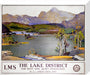 'The Lake District - for rest and quiet imaginings'. LMS poster, 1923-1947. stretched canvas medium none Art Print - Science Museum Shop