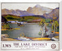 'The Lake District - for rest and quiet imaginings'. LMS poster, 1923-1947. stretched canvas large none Art Print - Science Museum Shop