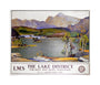 'The Lake District - for rest and quiet imaginings'. LMS poster, 1923-1947. unstretched canvas medium none Art Print - Science Museum Shop
