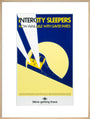 'Intercity Sleepers - Now Available with Saver Fares', BR(CAS) poster, 1986. art print extra large natural Art Print - Science Museum Shop