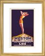 'Weston-super-Mare', LMS poster, c 1930s. art print extra small gold Art Print - Science Museum Shop