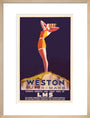 'Weston-super-Mare', LMS poster, c 1930s. art print medium natural Art Print - Science Museum Shop
