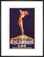'Weston-super-Mare', LMS poster, c 1930s. art print large black Art Print - Science Museum Shop