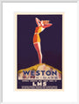 'Weston-super-Mare', LMS poster, c 1930s. art print large white Art Print - Science Museum Shop