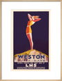 'Weston-super-Mare', LMS poster, c 1930s. art print large natural Art Print - Science Museum Shop