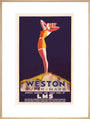 'Weston-super-Mare', LMS poster, c 1930s. art print extra large natural Art Print - Science Museum Shop