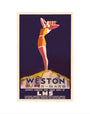 'Weston-super-Mare', LMS poster, c 1930s. art print extra small none Art Print - Science Museum Shop