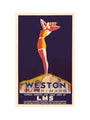 'Weston-super-Mare', LMS poster, c 1930s. art print medium none Art Print - Science Museum Shop
