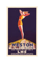 'Weston-super-Mare', LMS poster, c 1930s. unstretched canvas medium none Art Print - Science Museum Shop