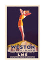 'Weston-super-Mare', LMS poster, c 1930s. unstretched canvas large none Art Print - Science Museum Shop
