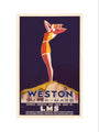 'Weston-super-Mare', LMS poster, c 1930s. art print extra large none Art Print - Science Museum Shop